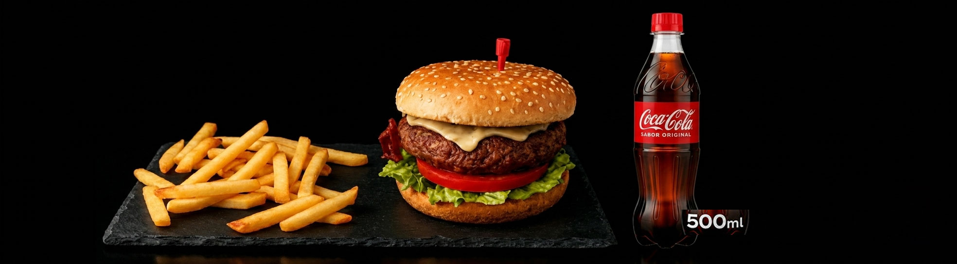 Menú Hamburguesa gourmet madurada (200 gr)
