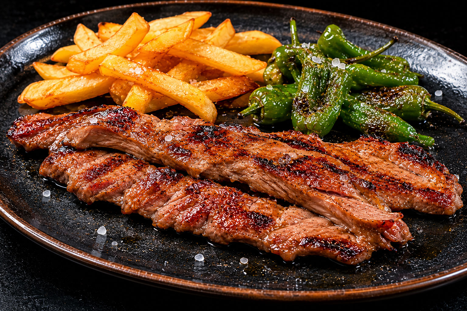 Lagarto ibérico a la brasa
