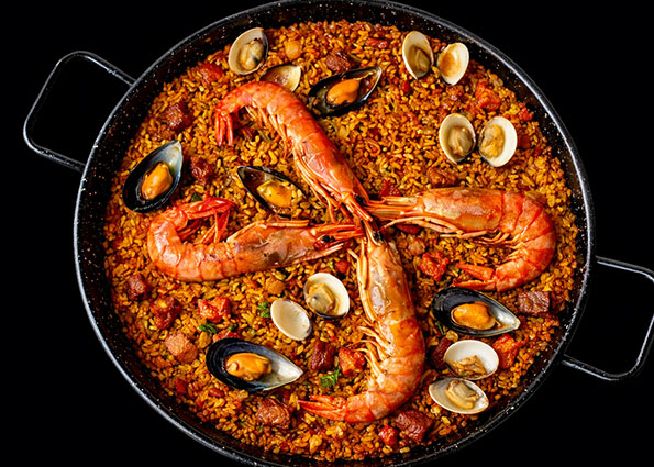 Paella de marisco